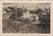 Foto, Flak Zug mit 8,8cm Geschütz, 01 (MJ-46)1025