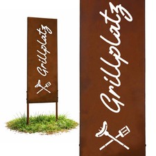 Edelrost gartendeko beetdeko - gartendeko,