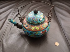 Schöne alte  (Kupfer ?) Tee Kanne aus China