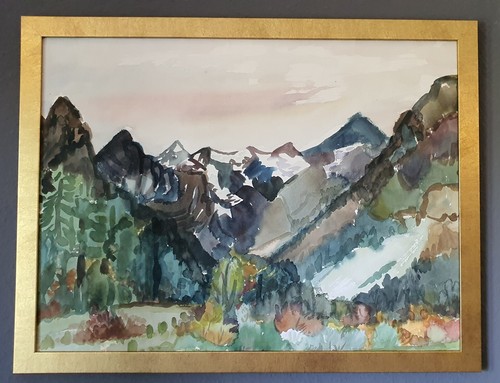 Gemälde aquarell elfriede - aquarell,