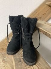 Rohde Damenstiefel Winterstiefel Halbhoch gefüttert Gr.37 Schwarz