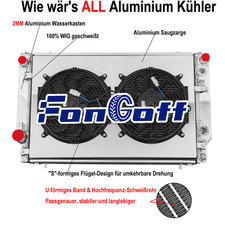 4 Reihig Kühler Shroud Fan Für 1976-1996 Jaguar XJS/XJ12 5.3L/6.0L V12 AT/MT NEU