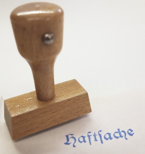 Stempel haftsache wehrmacht - stempel,