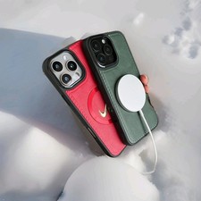 Handy Hülle Nike Case iphone and Samsung Best Quality Magsafe Leather Cover New