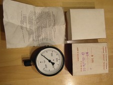 DDR Manometer Made in Bulgaria Instrument Industrie 0 - 400 kPa Steampunk