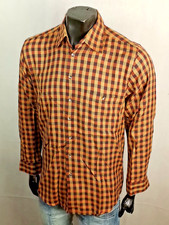 HAUPT EDLES HERREN KARO HEMD DESIGNER BUSINESS WEAR STYLER MODERN RETRO M 39/40