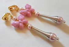 OHRCLIPS  CLIPS  OHRSCHMUCK PERLEN SCHMETTERLING