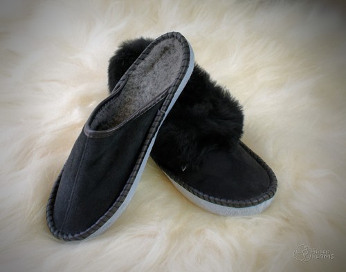 Lammfell hausschuhe herren - lammfell,