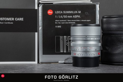 Leica 50mm asph - leica, silber