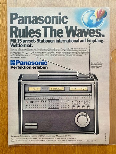 1980 panasonic weltempfänger - panasonic,