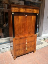 Biedermeier Mahagoni Sekretär Kommode um 1840