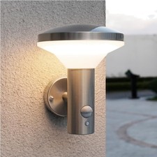 LED Außenleuchte Bewegungsmelder Edelstahl  Balkon Wandleuchte