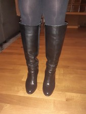 Buffalo London Leder Stiefel Schwarz Gr.40