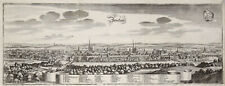 Zwickau Gesamtansicht Original Kupferstich Merian 1650