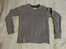 NAKETANO PULLOVER SWEATSHIRT - WELLEPRINZ - GRAU GERINGELT - Gr. S - ANSEHEN!!!