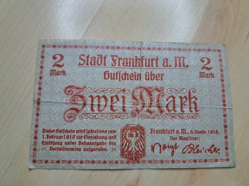 Notgeld mark frankfurt am - frankfurt,