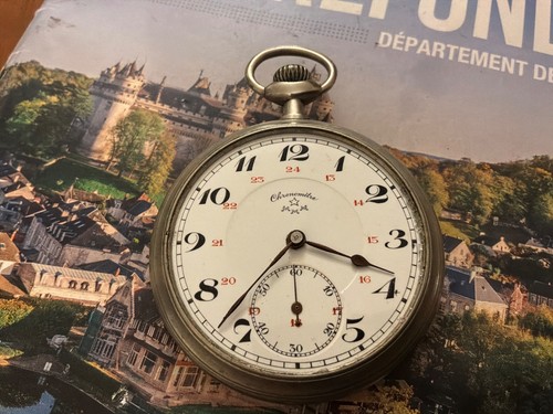 Silberne taschenuhr - silberne,