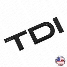 Audi Gloss Black TDI Rear