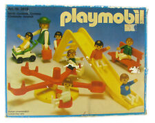 PLAYMOBIL 3416 V1 Spielplatz Rutsche Karussell Kinder Mutter in OVP Box 1981