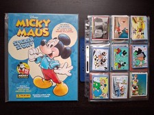 Panini Disney MICKY MAUS STICKER STORY 90 JAHRE Leeralbum & Komplettsatz Sticker