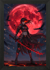 Anime Mädchen mit Schwert