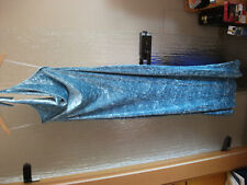 Kleid Hellblau M Dress Party Ball Blue Glanz Neckholder Retro Vintage