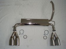 FMS Duplex Edelstahl Sportauspuff Citroen C1 ab Bj 2005 1.0l 50kW 1.4l HDI 40kW