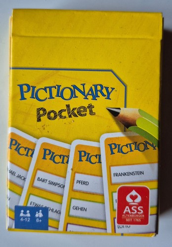 Pictionary pocket kartenspiel - pictionary,