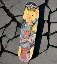 Vintage Power Rangers Jungle Fury Holz Skateboard Groß 80cm Mondogames