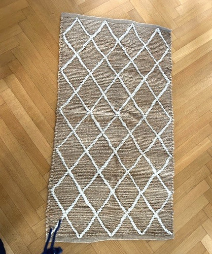 Jute teppichläufer natur - jute,