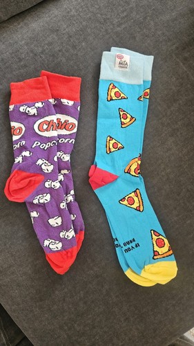 Motivsocken pizza popcorn - motivsocken,,