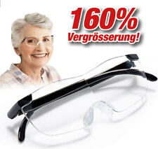 160% Vergrößerungsbrille Lupenbrille Zauberbrille Brille Lupe Vergrößerung Etui