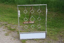 Gartentor Tür Pforte Edelstahl Raute  80 x 100cm        -Hamburg-