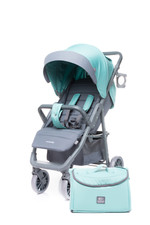 4BABY Kinderwagen MOODY AQUA, bis 22kg, stylisch, multifunktional und elegant