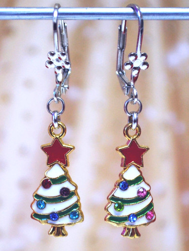 Weihnachtsohrringe tannenbaum - weihnachtsohrringe,