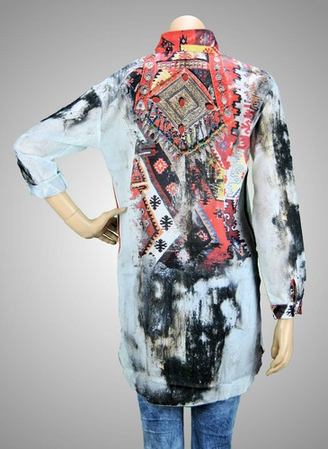 Missy hemdbluse longshirt - hemdbluse,