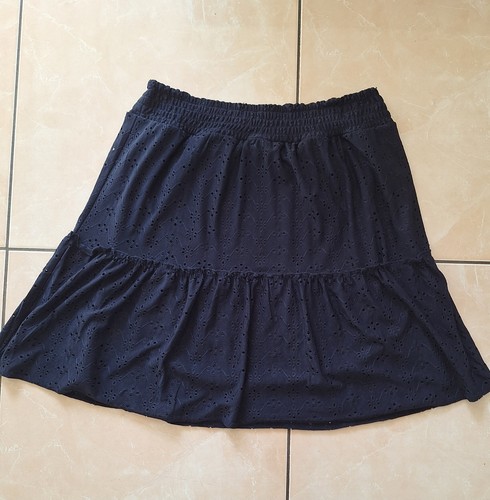 Damen minirock blau - minirock, spitze