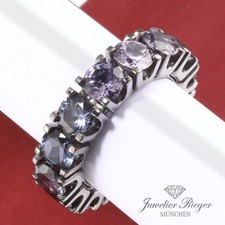 Sevigne Ring Memoire schwarz rhodiniertem Weissgold 750 Saphire Gr. 53 Gold