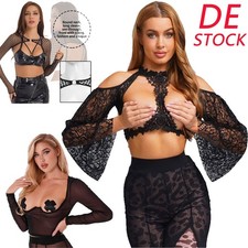 DE Damen Wetlook Crop Top