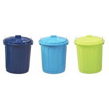 Hugo Tonne Mülltonne Müllbehälter Aufbewahrungstonne 50 l Kunststoff mit Deckel