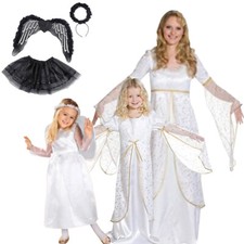 Engelkostüm Engel Kleid Set