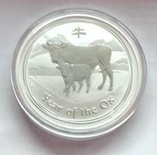 Australien 2 Dollar 2009 ~ Lunar II. Jahr des Ochsen ~ 2 oz. 999/1000 Silber