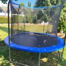 Trampolin 305 , mit Randabdeckung und Sicherheitsnetz  , Leiter  !