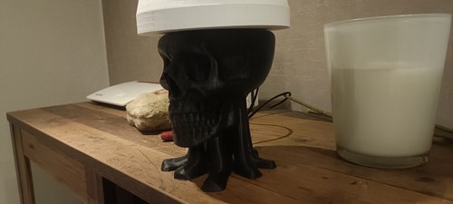 Totenkopf nachttischlampe mit - totenkopf,