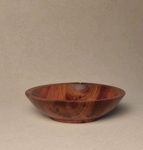 Holzschale aus pflaumenholz - aus,