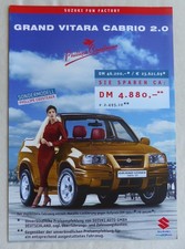 Suzuki Grand Vitara Cabrio Phillipe Cousteaux 2001 - Prospekt Brochure 04.2000