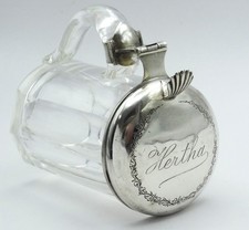 Silber Deckel innen vergoldet