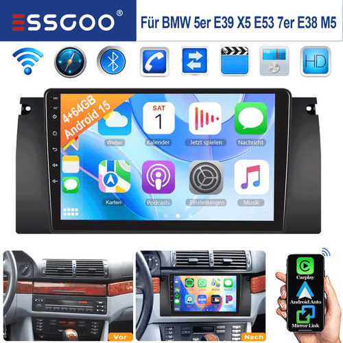 Dab carplay für bmw 5er - dab+,