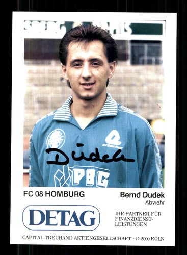 Bernd dudek autogrammkarte - bernd,