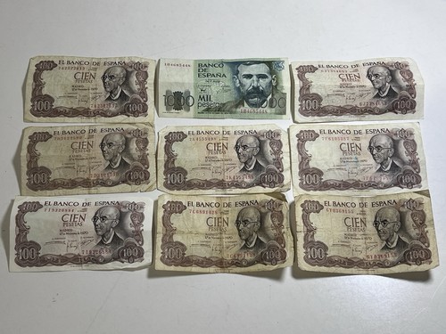 Spanische peseta banknoten - spanische,